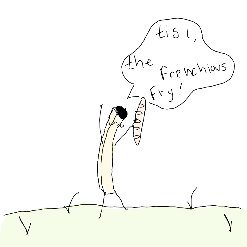 Liked webcomic The french fry