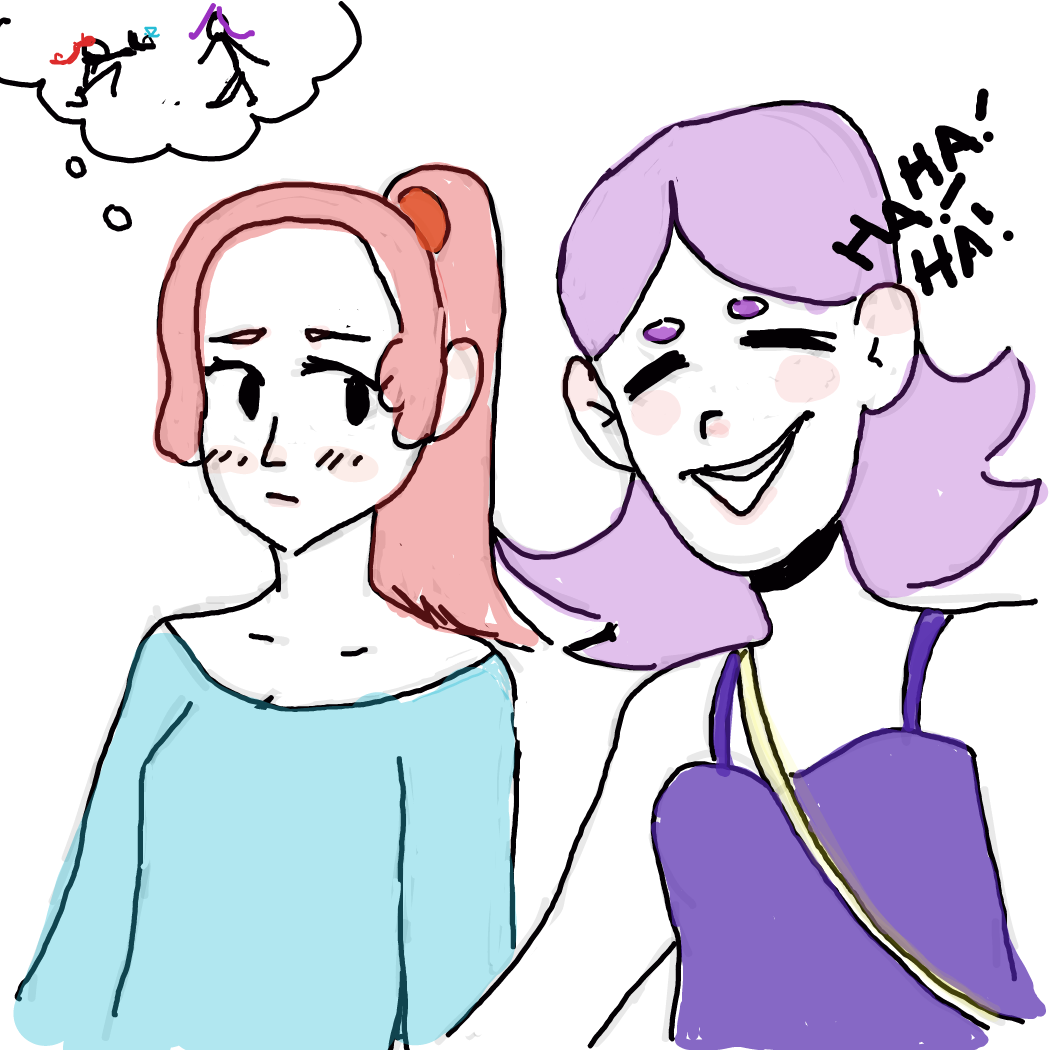 Gosh the thought bubble sucks - Online Drawing Game Comic Strip Panel by Rednightlights