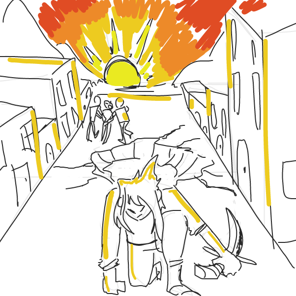  - Online Drawing Game Comic Strip Panel by QuillNoBeef