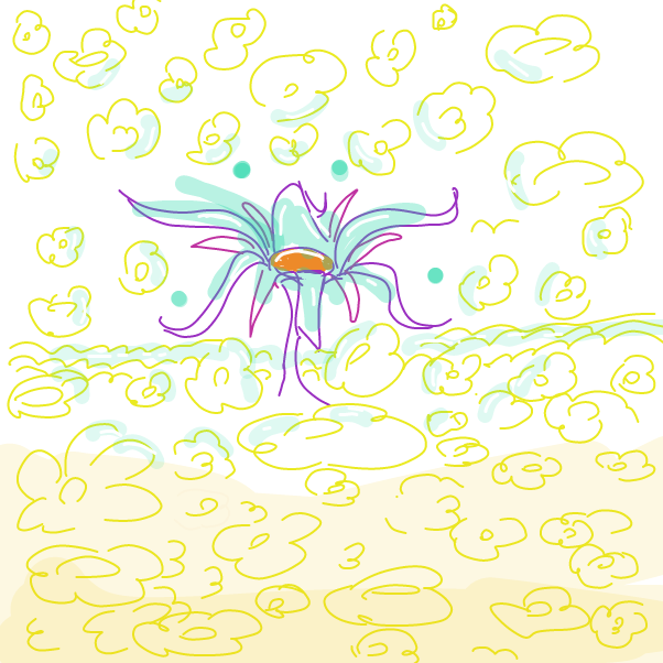 Drawing in Meadow by QuillNoBeef