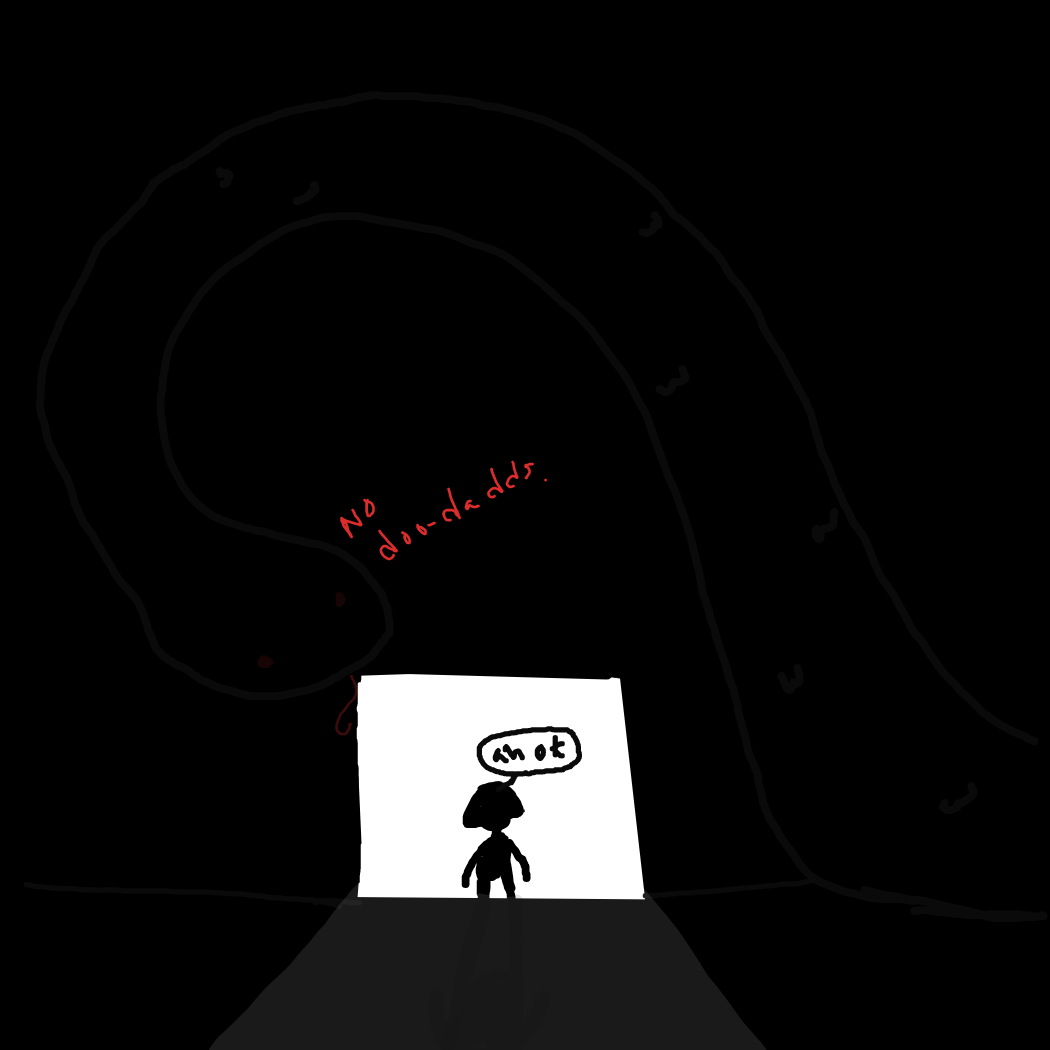 Drawing in Goin to the store by Rednightlights