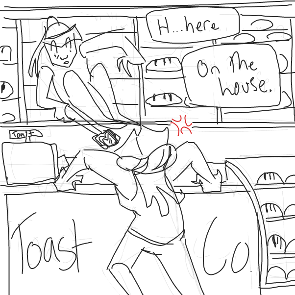  - Online Drawing Game Comic Strip Panel by QuillNoBeef