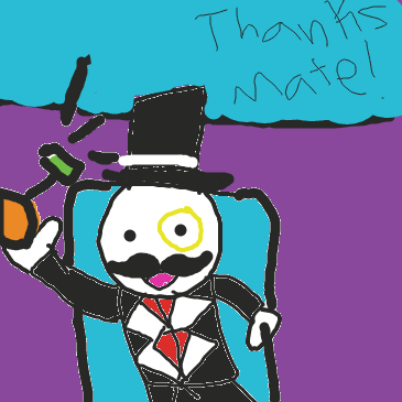 Wut's he gonna do with the tea bag
 - Online Drawing Game Comic Strip Panel by s_o_m_e_w_e_i_r_d_o