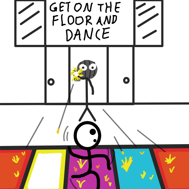 Drawing in The robbery by Illusion