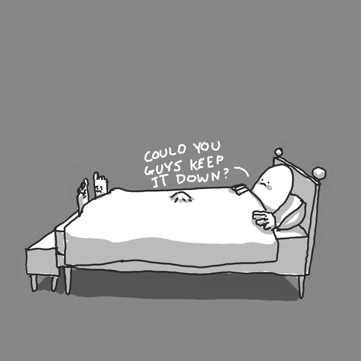 Drawing in Foot by Potato Man