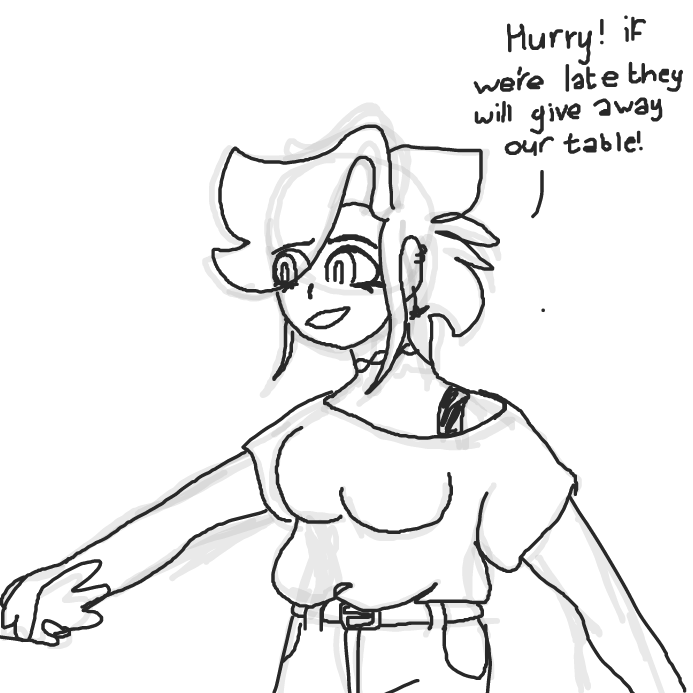 one of my ocs ^^ i named her eclipse a while back, but i hate her name now haha, it sounds too edgy - Online Drawing Game Comic Strip Panel by wrecktangle