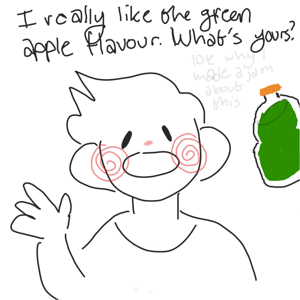 Drawing in Favourite Gatorade? by DistantEggSong