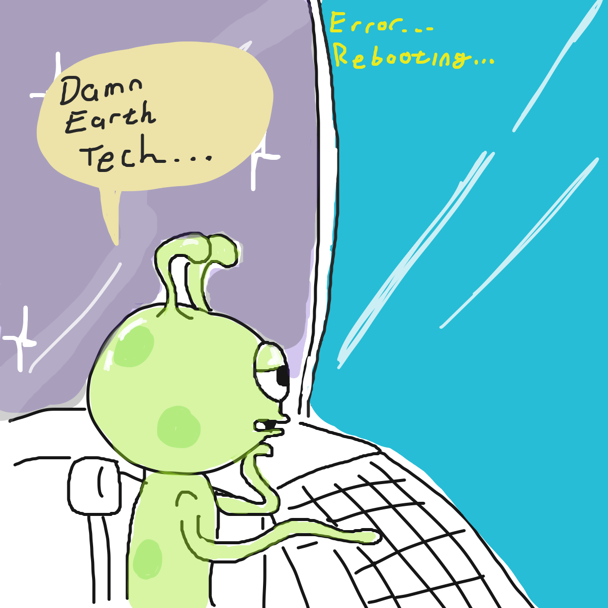  - Online Drawing Game Comic Strip Panel by CherryFlavored