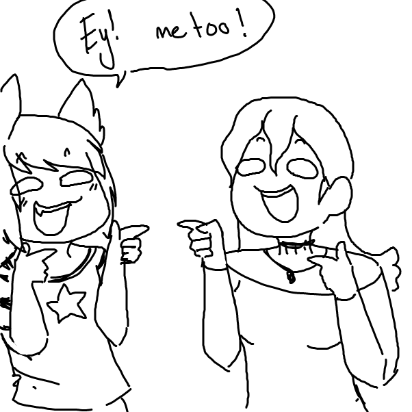 Drawing in Finally, I have 10 streaks by Nephtys