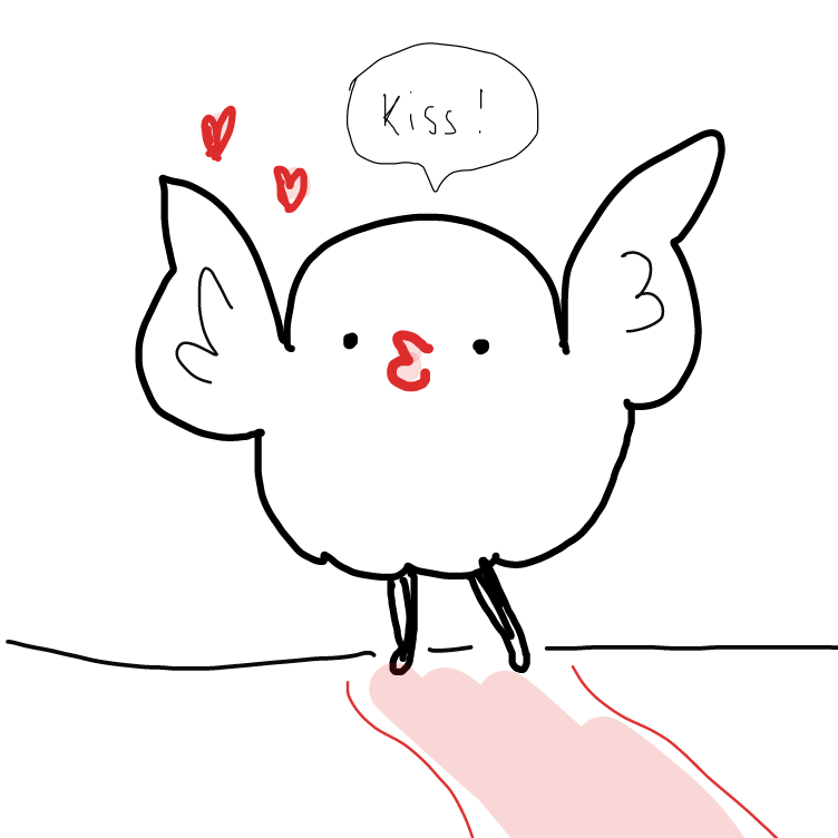 Drawing in Lovely bird by niania