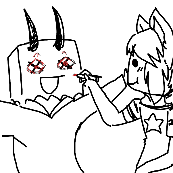  - Online Drawing Game Comic Strip Panel by Nephtys