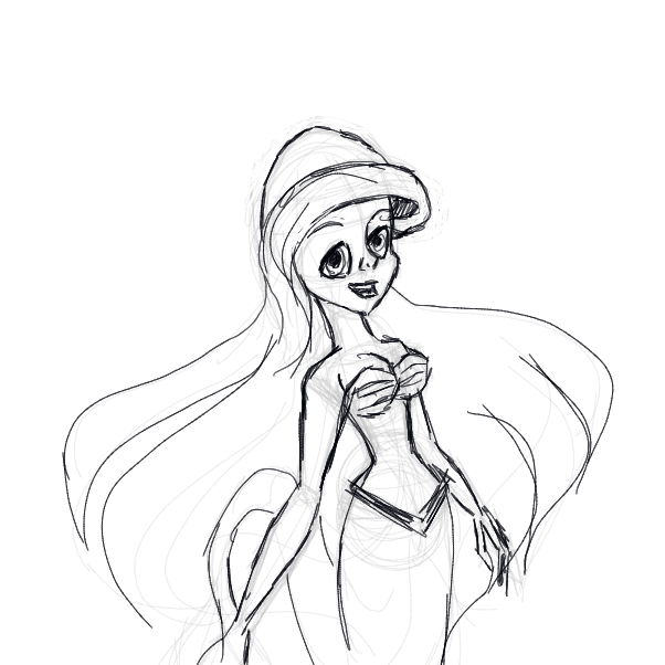 Drawing in Draw a lovely character. by Sunset Shimmer