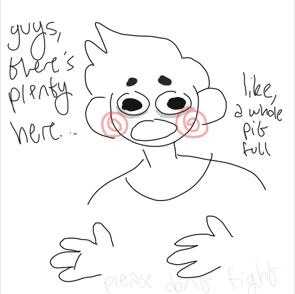 y'all - Online Drawing Game Comic Strip Panel by DistantEggSong