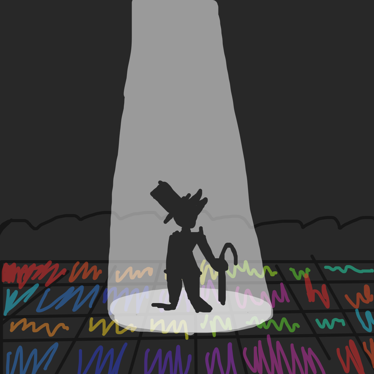 Drawing in Panic! Dancefloor Fever by LizardPie34