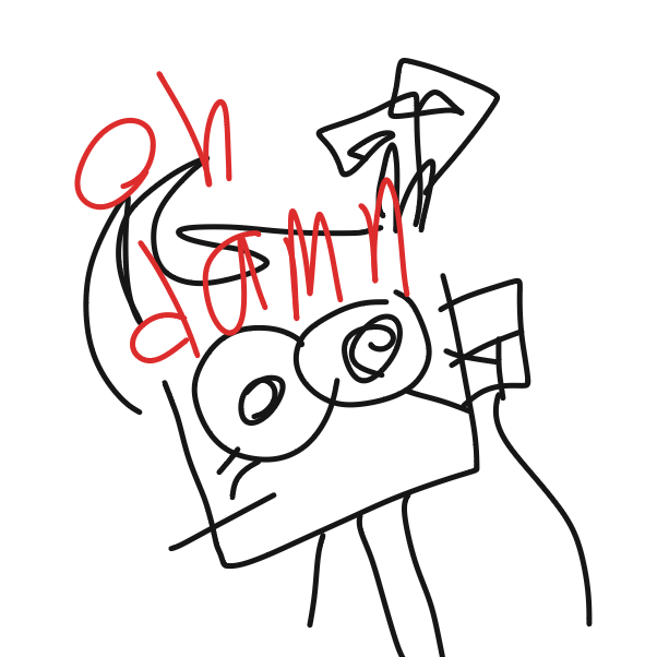 Drawing in Drawing with your knuckle by BunniHyena