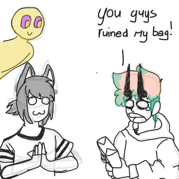  - Online Drawing Game Comic Strip Panel by wrecktangle