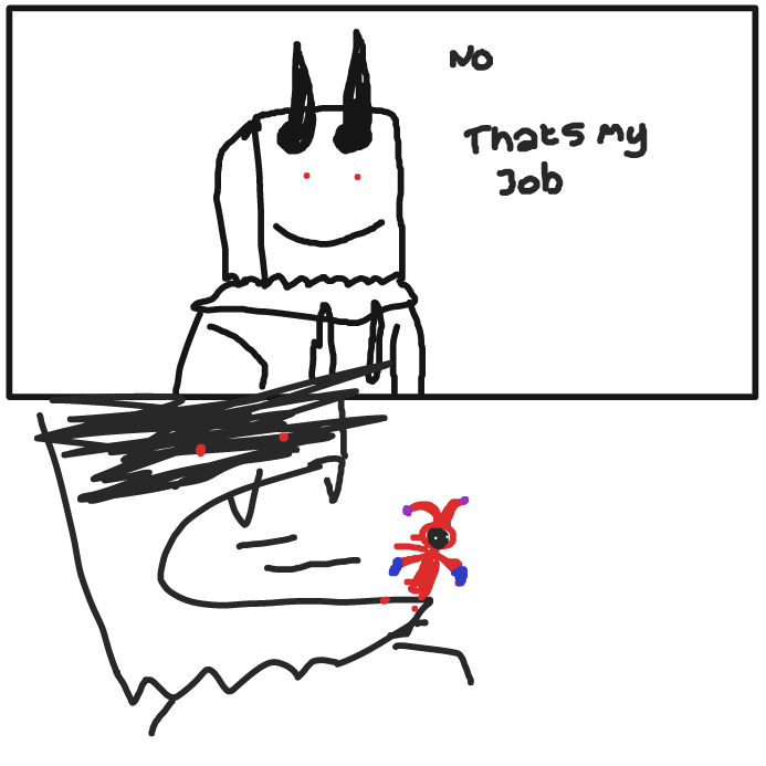  - Online Drawing Game Comic Strip Panel by wrecktangle