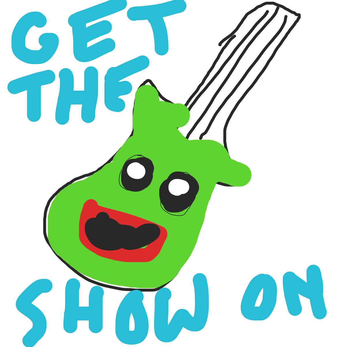 guitarrr - Online Drawing Game Comic Strip Panel by Deer