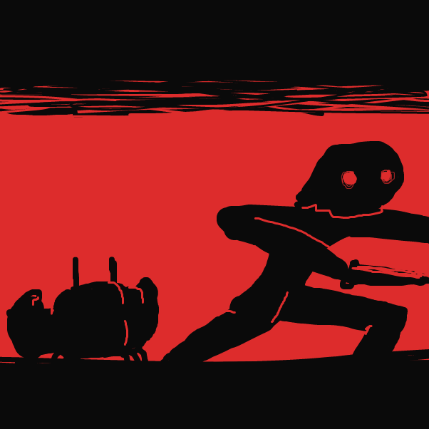 Drawing in I Only Got Seven Holes by Derren