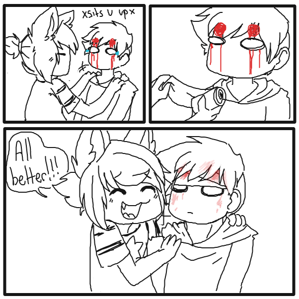  - Online Drawing Game Comic Strip Panel by Nephtys