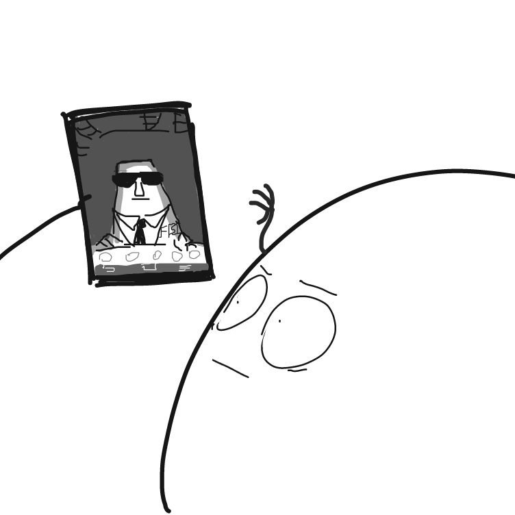 being spied on - Online Drawing Game Comic Strip Panel by Kiz