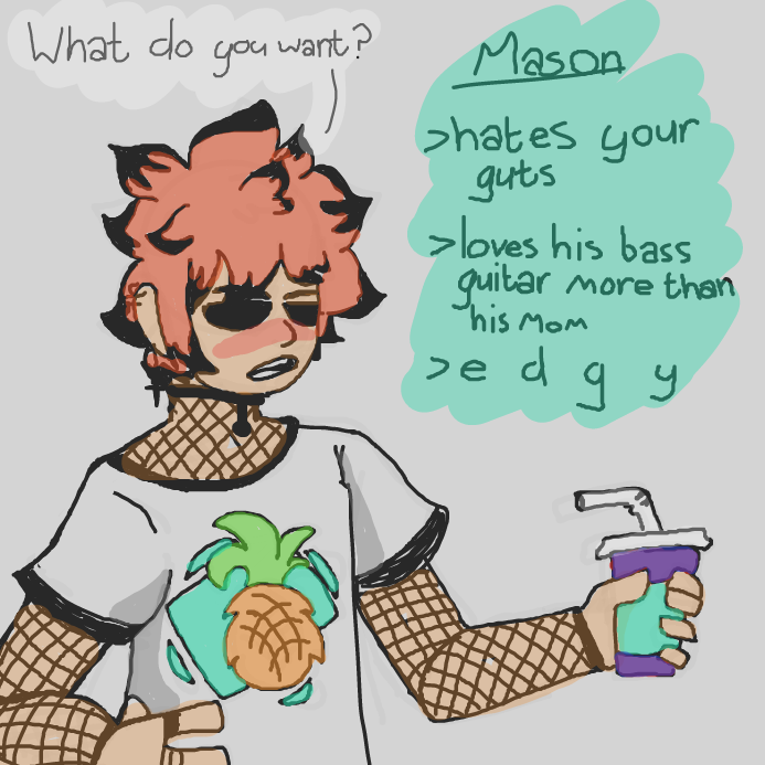 Drawing in Your other Ocs by wrecktangle