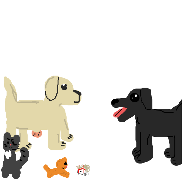 You can draw one or all of the if you have multiple - Online Drawing Game Comic Strip Panel by Nejt