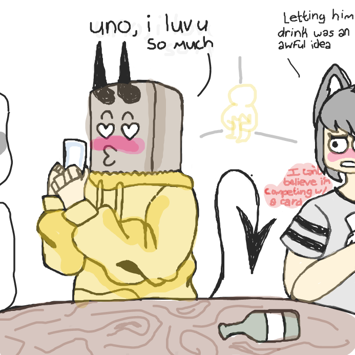  - Online Drawing Game Comic Strip Panel by wrecktangle