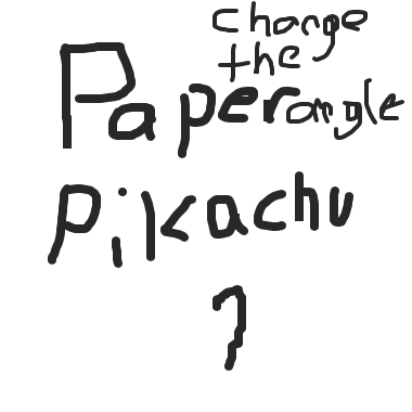 Drawing in Pikachu  by Just Something 