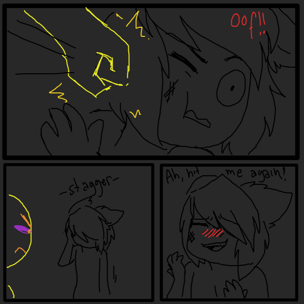  - Online Drawing Game Comic Strip Panel by Nephtys