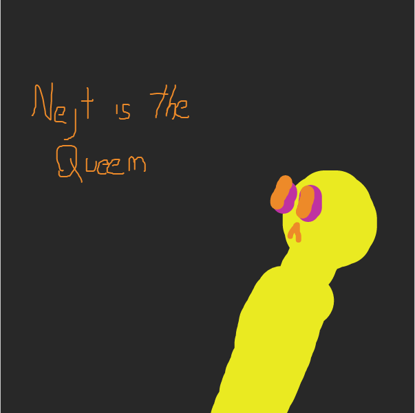 Drawing in Nejt is a king by Nejt