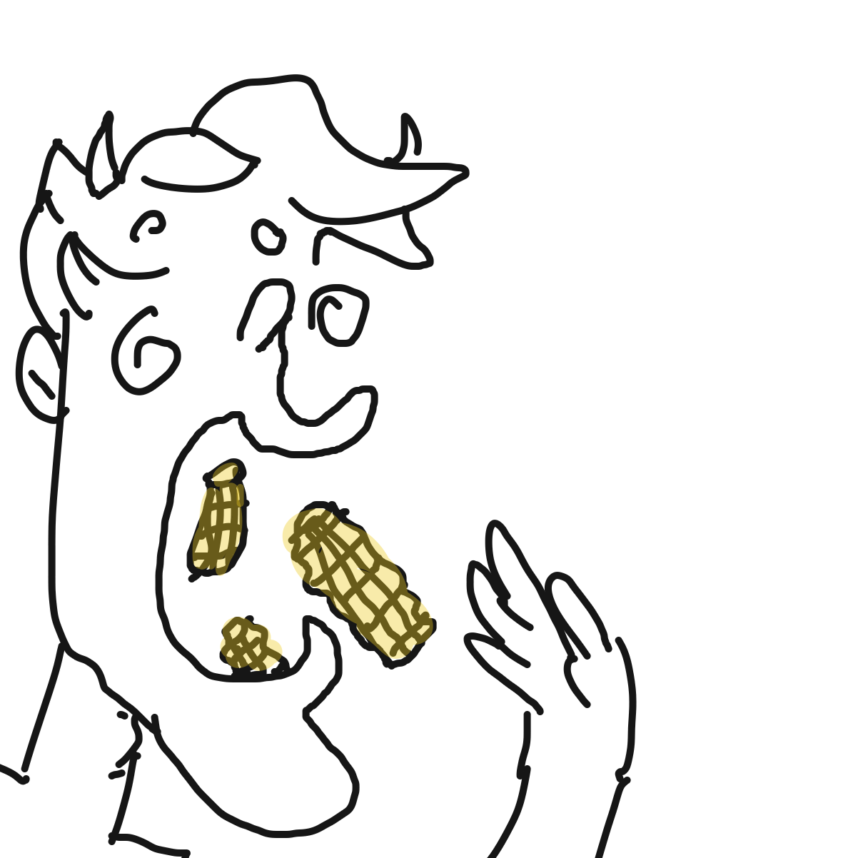 Drawing in Corn by EvanIsHere