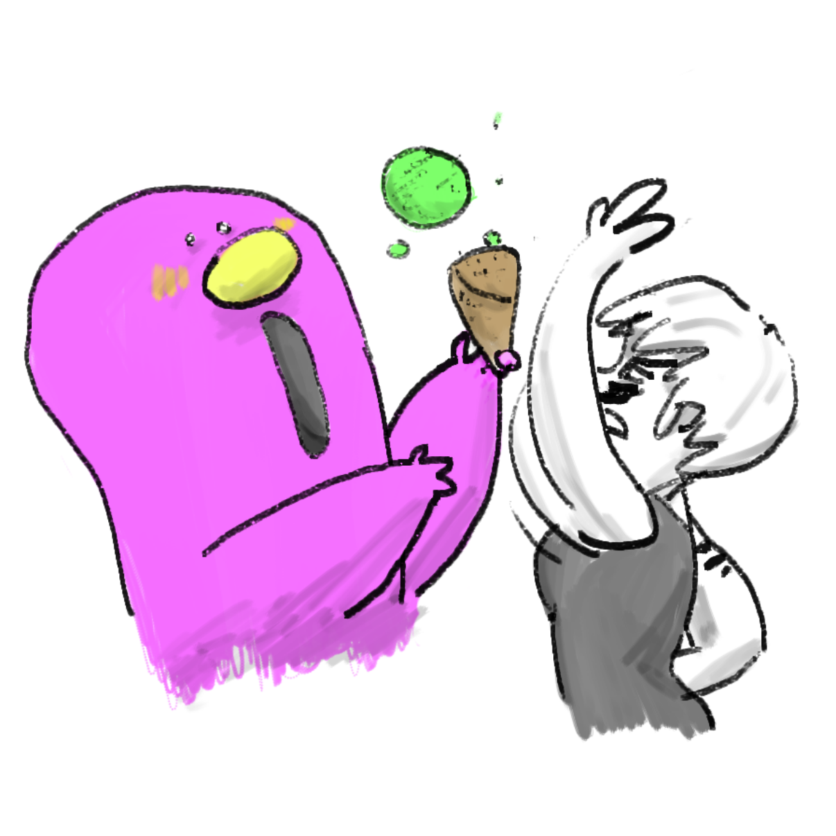  - Online Drawing Game Comic Strip Panel by Potato Man