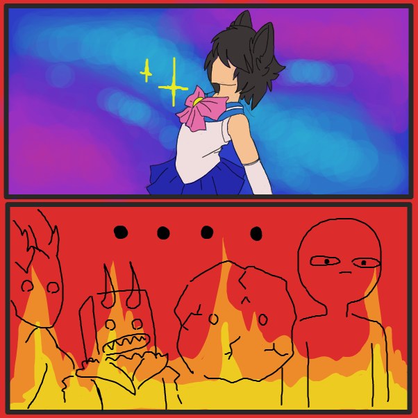  - Online Drawing Game Comic Strip Panel by Nephtys