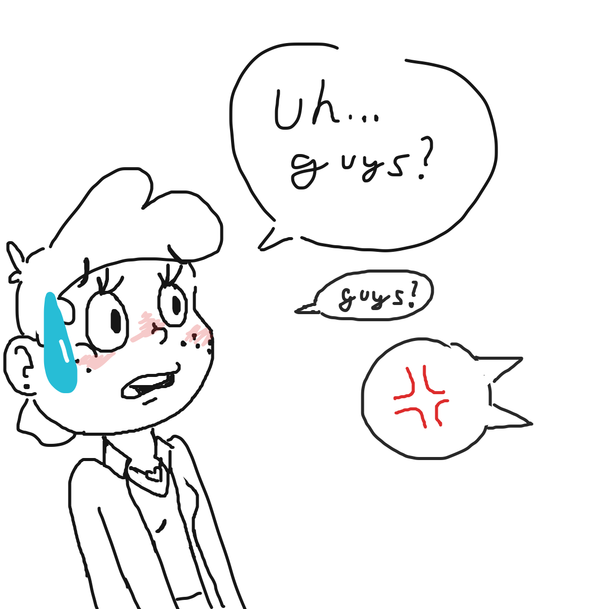  - Online Drawing Game Comic Strip Panel by CherryFlavored