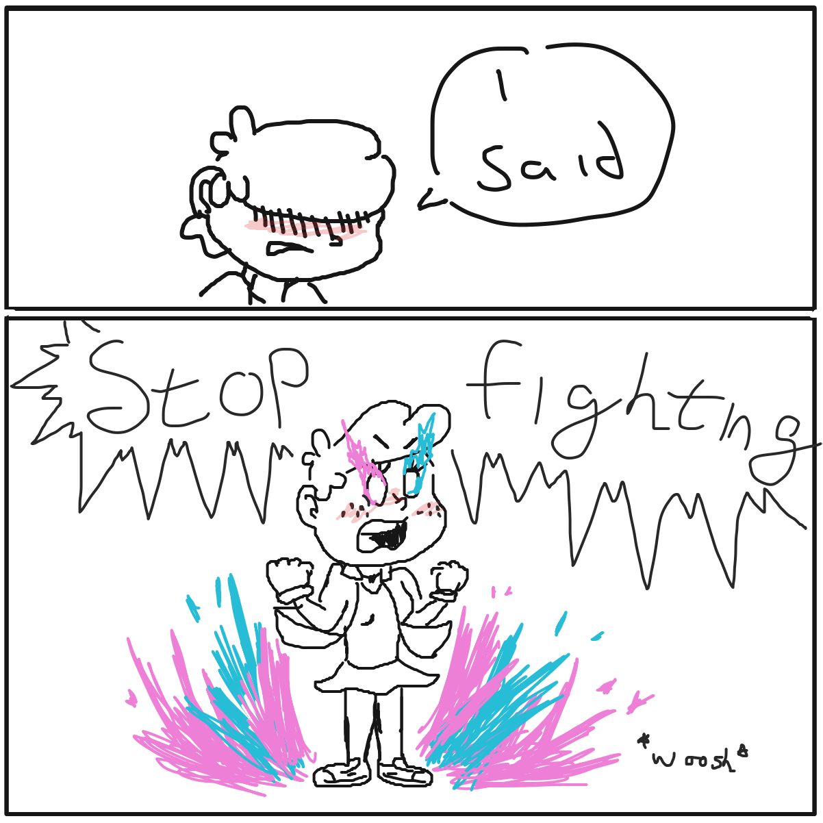  - Online Drawing Game Comic Strip Panel by CherryFlavored