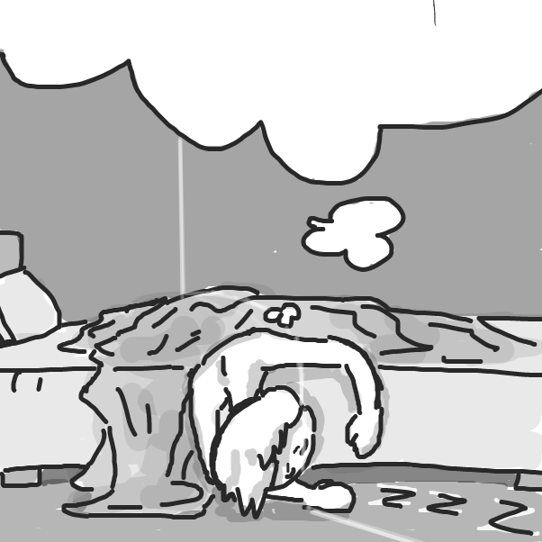 i's all a dreeem - Online Drawing Game Comic Strip Panel by Robro