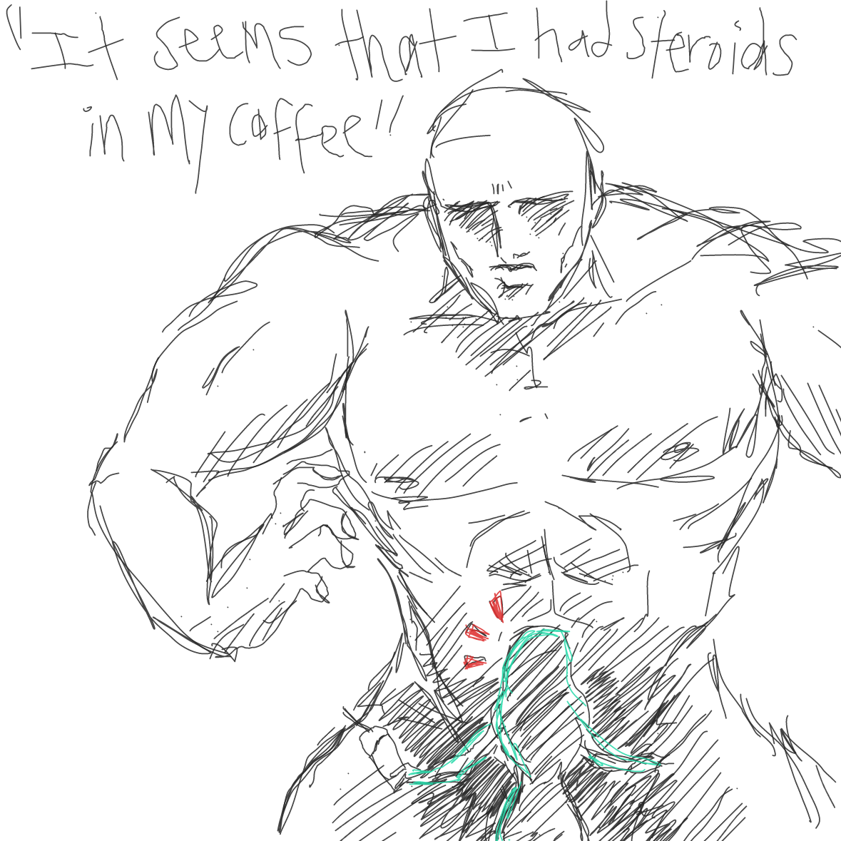 Drawing in its semse that you have cofee but i dont by Papa Carnitas