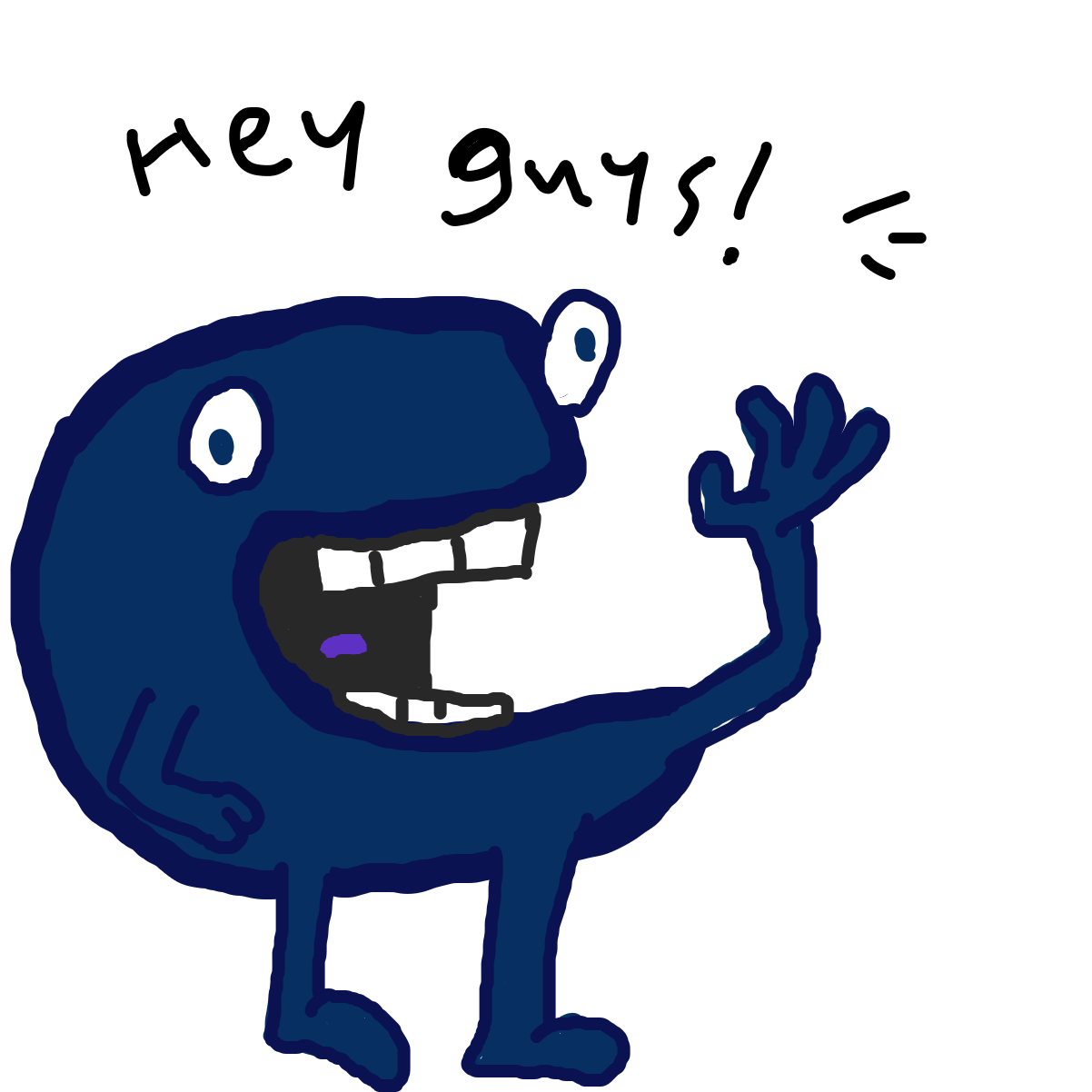 Calm , Casual Cerulean C - Online Drawing Game Comic Strip Panel by EvanIsHere