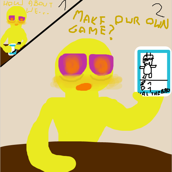 - Online Drawing Game Comic Strip Panel by Nejt
