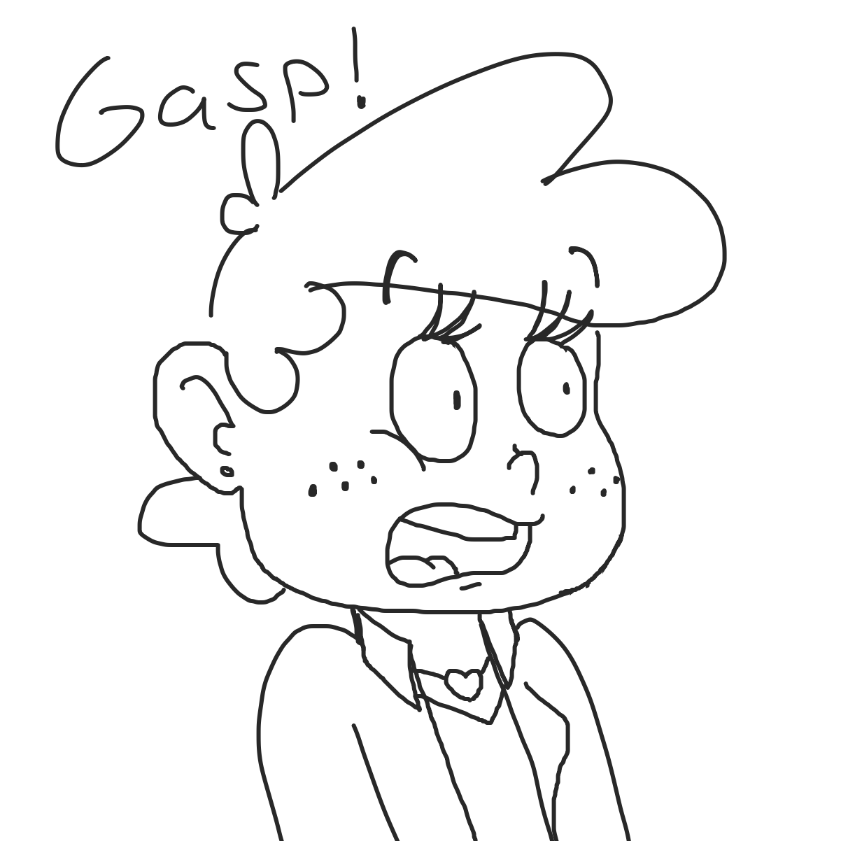  - Online Drawing Game Comic Strip Panel by CherryFlavored