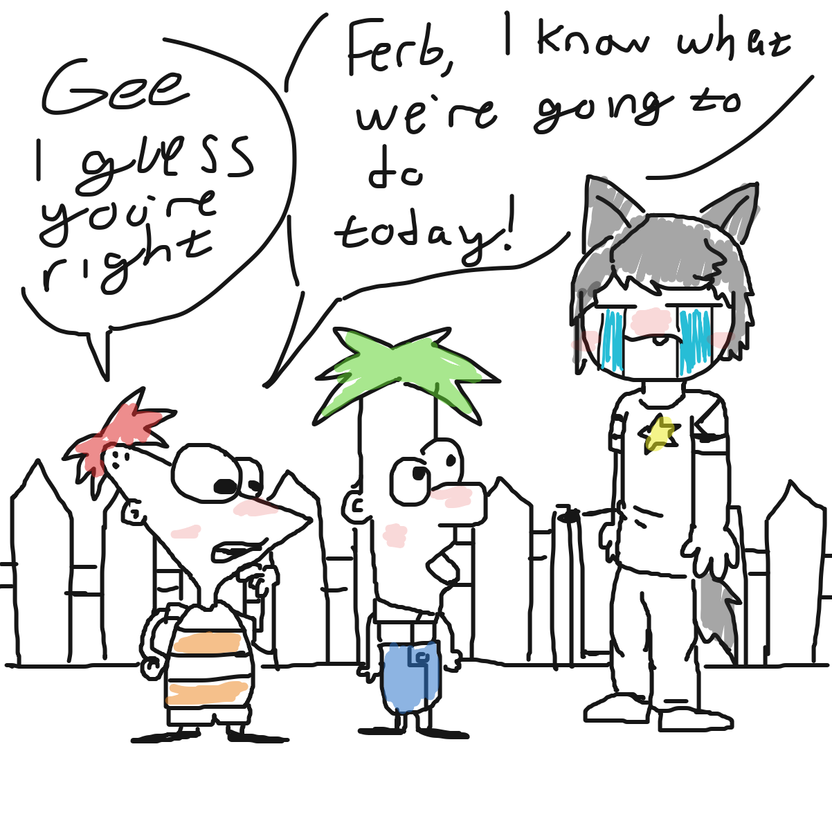  - Online Drawing Game Comic Strip Panel by CherryFlavored