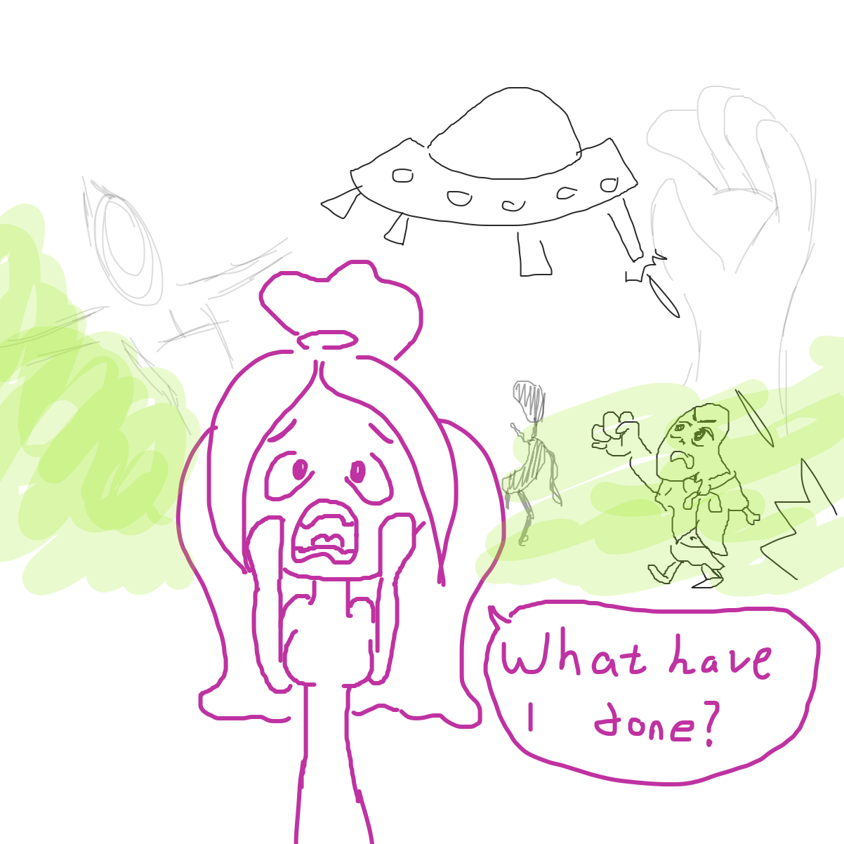  - Online Drawing Game Comic Strip Panel by CherryFlavored