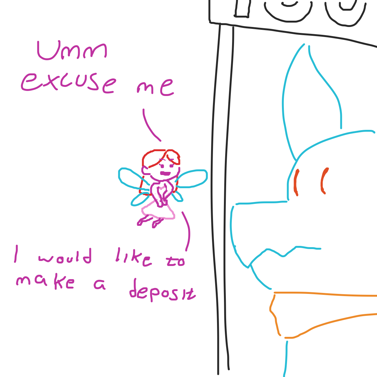  - Online Drawing Game Comic Strip Panel by CherryFlavored