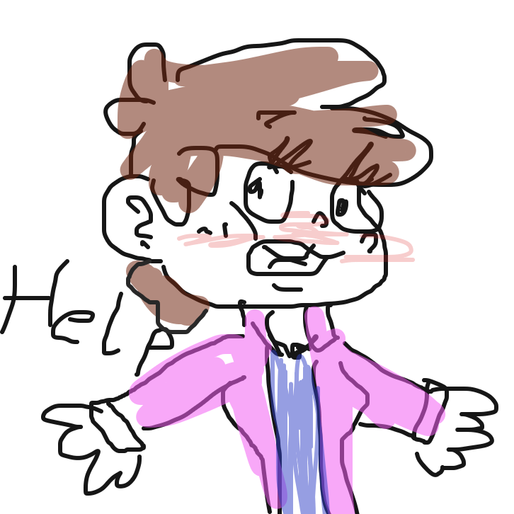 Drawing in Draw with phone by CherryFlavored