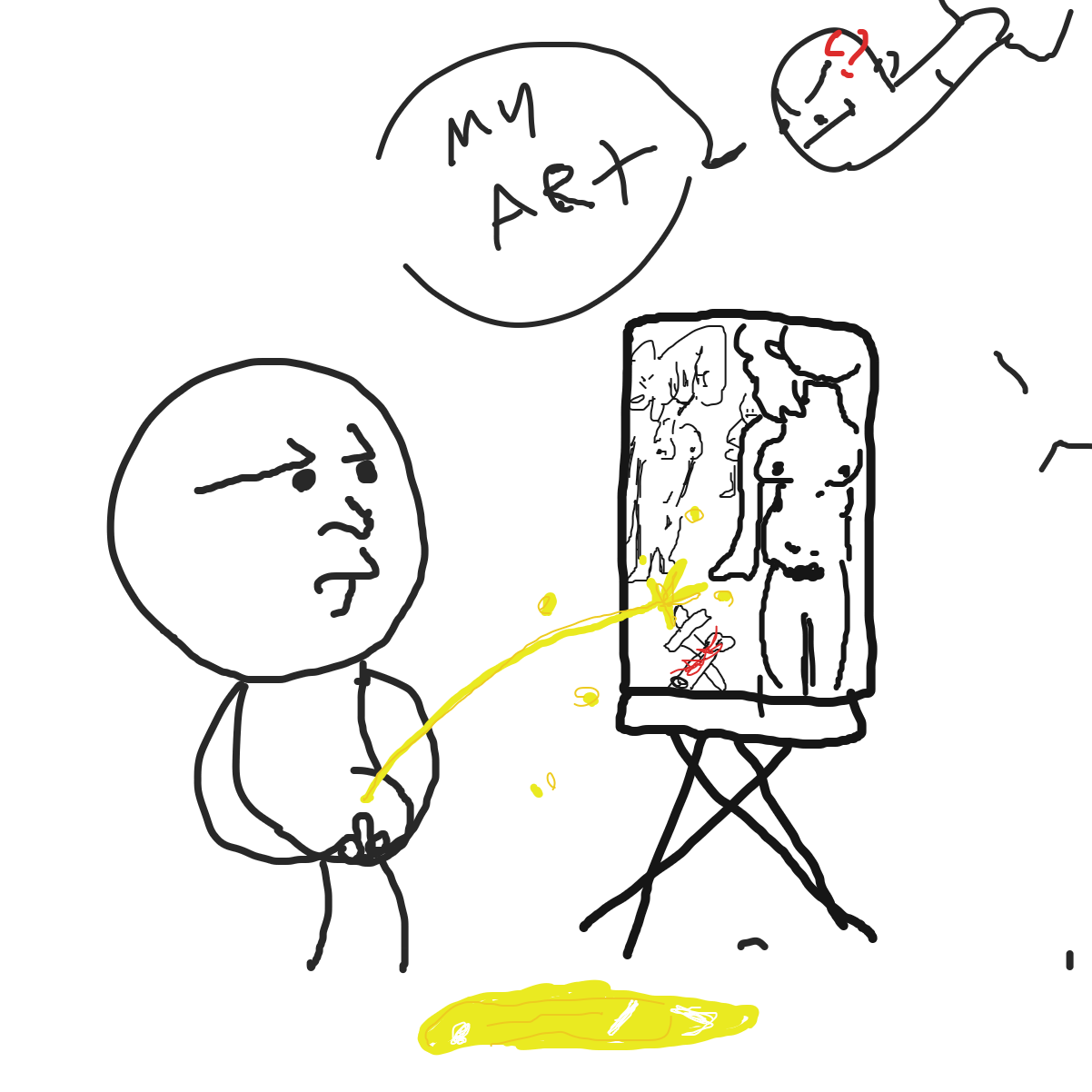  - Online Drawing Game Comic Strip Panel by EvanIsHere