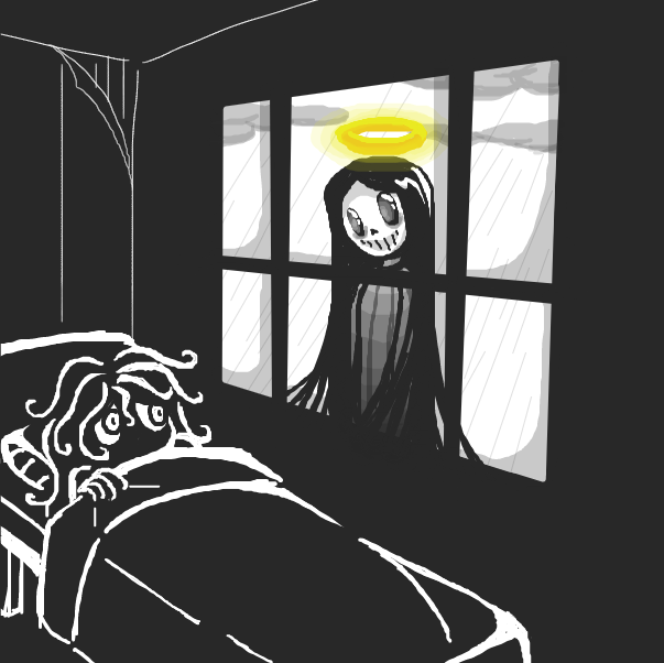 Drawing in my halo by SeanTrunks