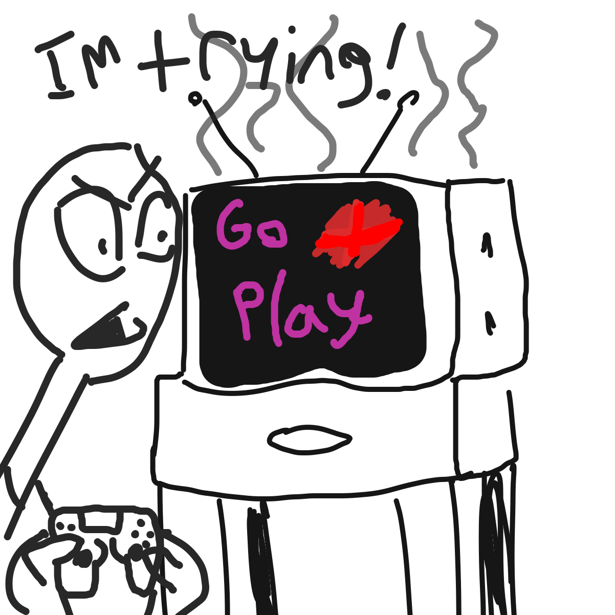  - Online Drawing Game Comic Strip Panel by EvanIsHere