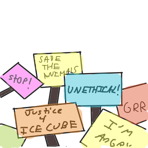 Protests have occured

(the paint bucket tool wasn't working :() - Online Drawing Game Comic Strip Panel by SoupDuck