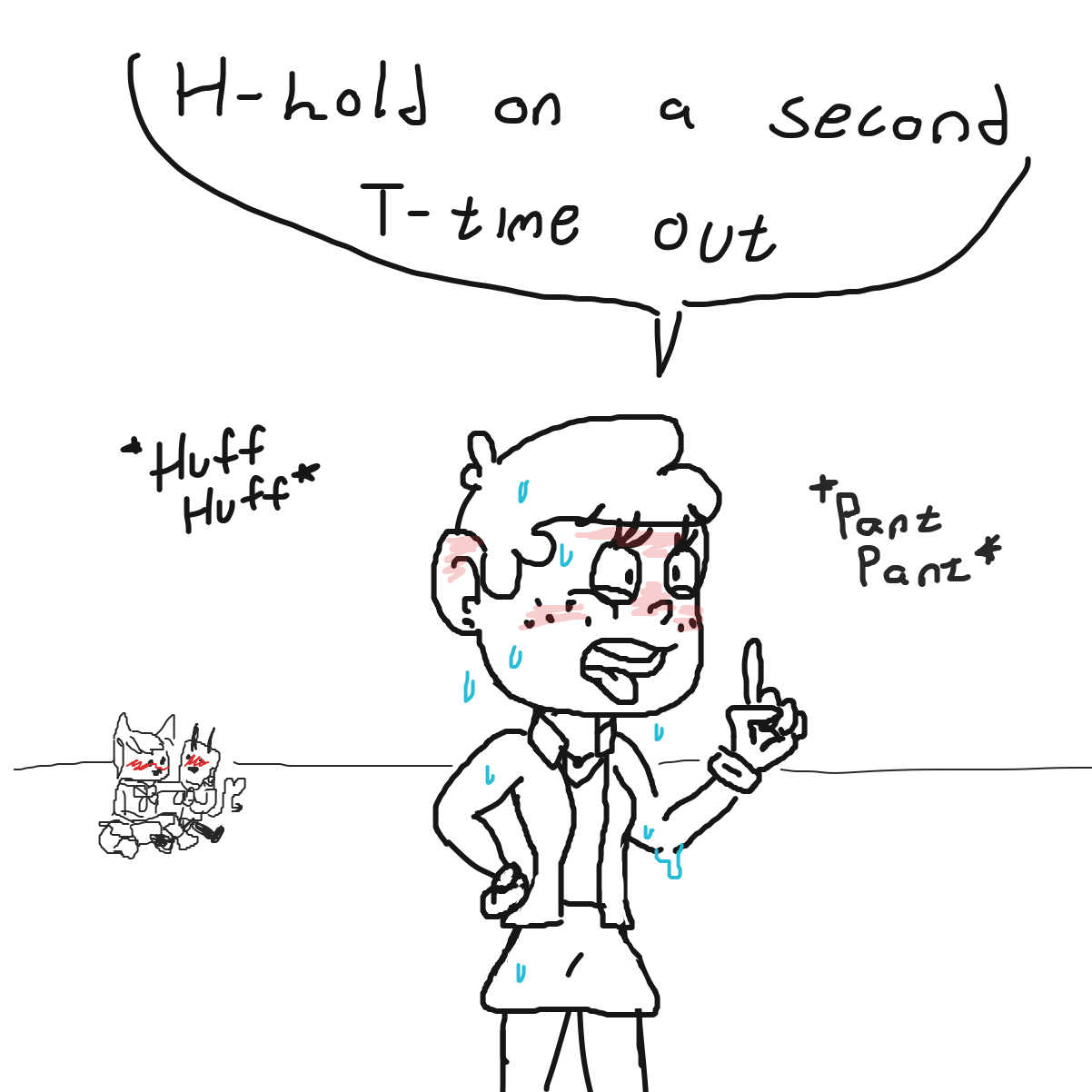  - Online Drawing Game Comic Strip Panel by CherryFlavored